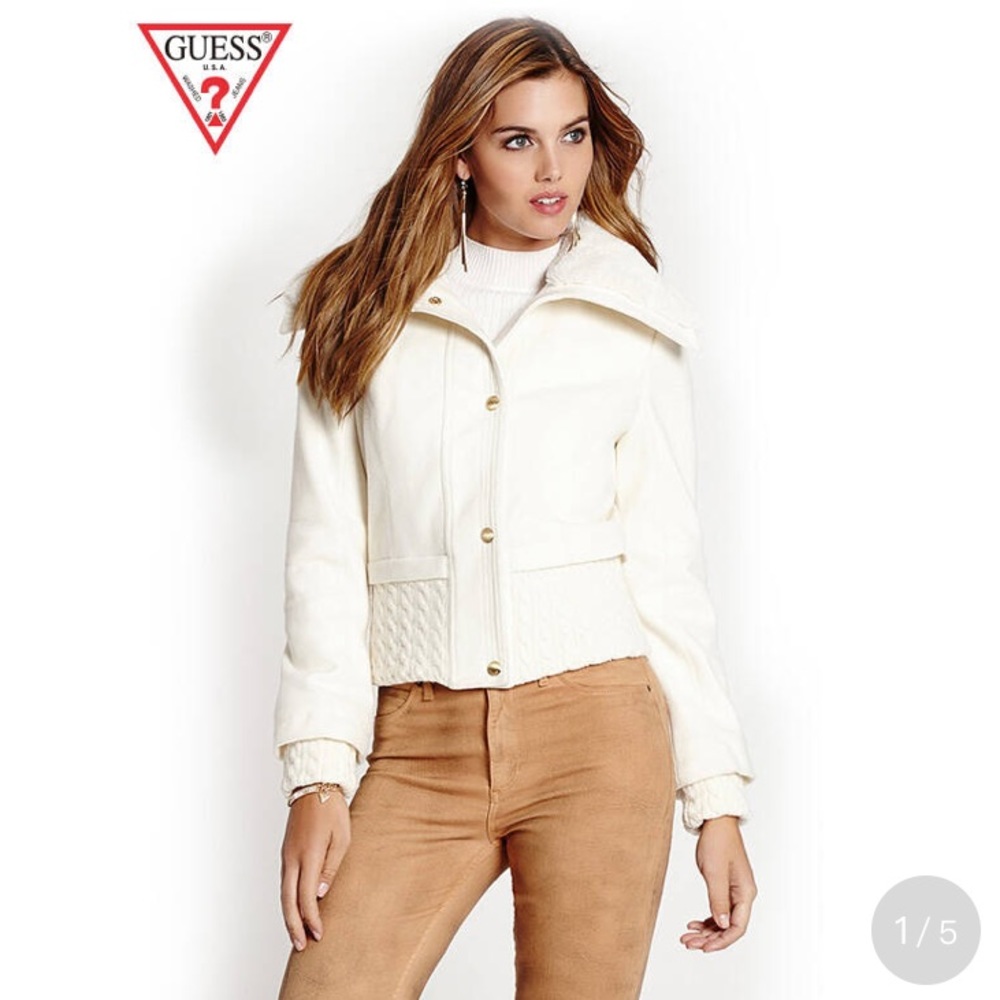 Guess knit bomber jacket